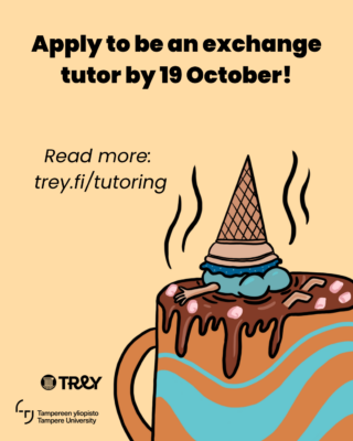 Advert for exchange tutor applying.