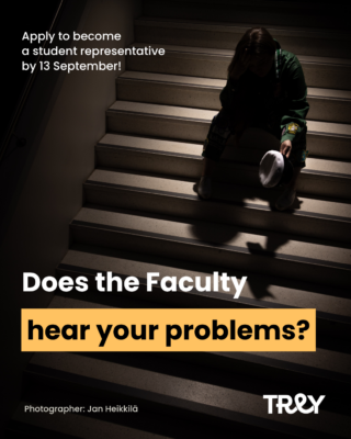 Student representative search advert.