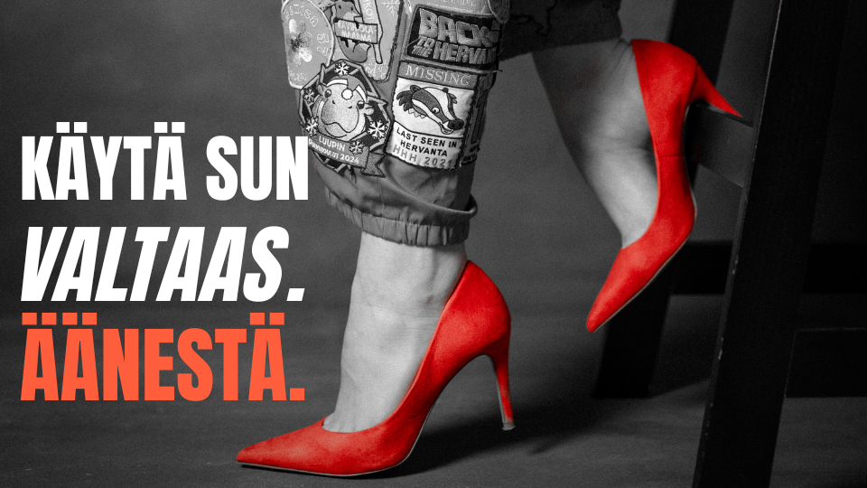 Edustajistovaalien mainos.