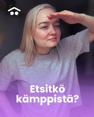 KämppisFinder-sovelluksen mainos.