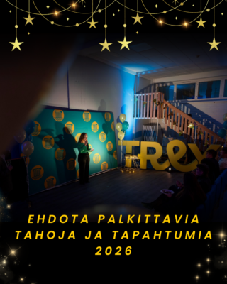 TREYHEMin palkintoehdotusmainos.